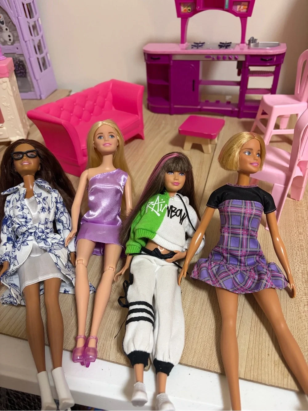 Barbie themed kitchen